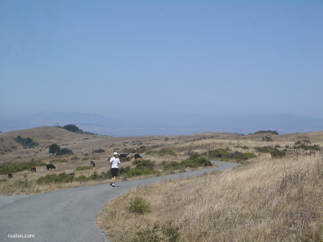 verso l'indefinito, runner sconosciuta